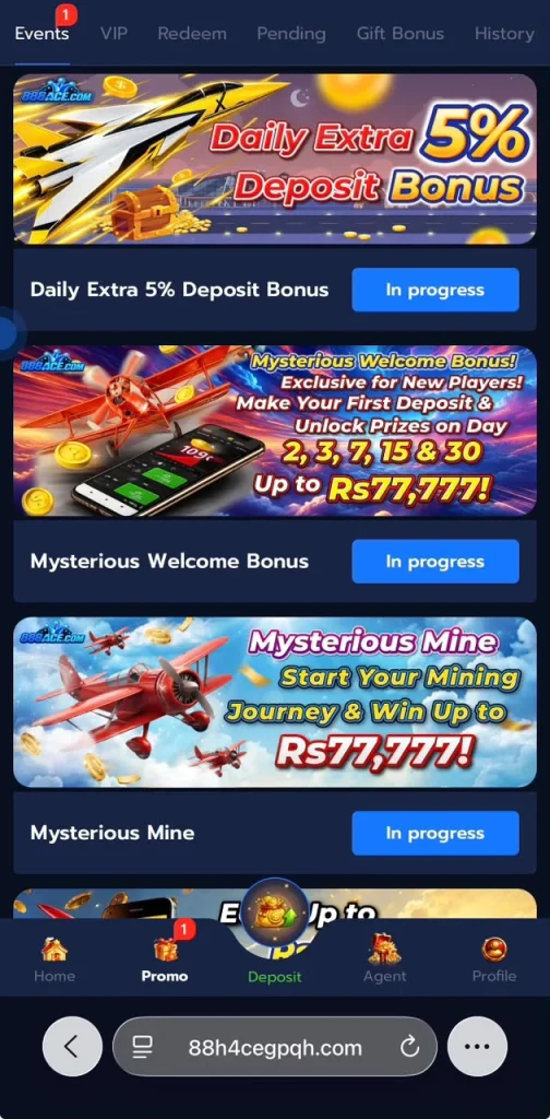 888Ace Game Promo